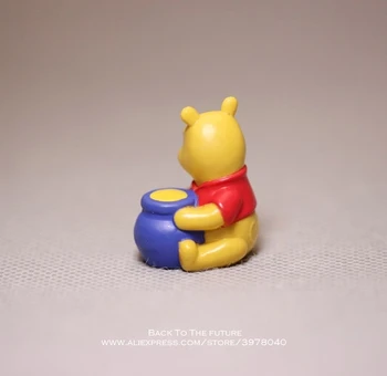 Disney Winnie the Pooh 3.2 cm Figura de Acțiune Anime Decor de Colectare Figurina mini papusa model de Jucărie pentru copii cadouri