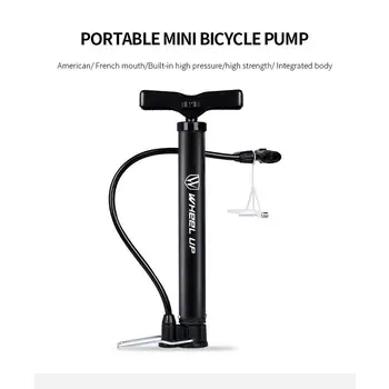 CY020076 Portabil Mini Biciclete Pompa de Înaltă Presiune 120PSI Biciclete Pompă de Mână din Oțel Accesorii pentru Biciclete Cilindru de Baschet Pompa
