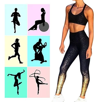 SFIT Mozaic Femei Pantaloni Slim Fitness Sportive Leggins de Înaltă Talie Pantaloni de Antrenament Imprimate Pantaloni de Jogging Sexy Push-Up Jambiere