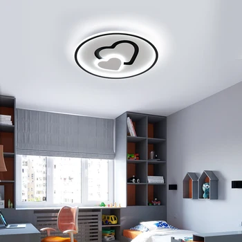 Nouă Rundă LED Lumini Plafon Cu Telecomanda Pentru Pepinieră Camera Copiilor Camera Lusure Lămpi de Interior Decorative de Iluminat