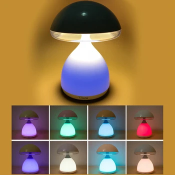 Ciuperci colorate de Lumină ligent Lumină Moale Atmosferă de Lumină LED-uri Lumina de Noapte