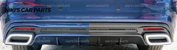 Difuzor pentru Kia Rio III 2011-de bara spate plastic ABS kit de caroserie aerodinamic pad decor de styling auto tuning