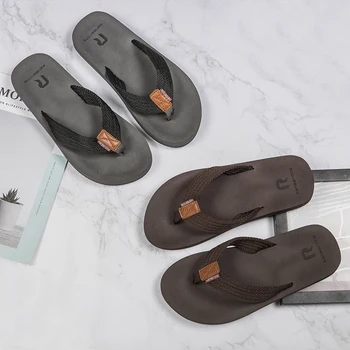 Dimensiunea 40-50 de Brand șlapi Bărbați Vară Confortabil Cool Pantofi Casual Om Non-Alunecare de Sandale de Plaja cu uscare Rapida Bărbați Papuci de casă Pantufa