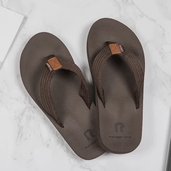 Dimensiunea 40-50 de Brand șlapi Bărbați Vară Confortabil Cool Pantofi Casual Om Non-Alunecare de Sandale de Plaja cu uscare Rapida Bărbați Papuci de casă Pantufa