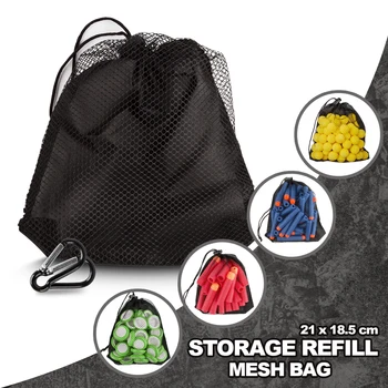 Depozitare Umple sac de plasă pentru Pistol Nerf Serie De N-strike Elite /Rival Zeus /Mega/ Moale Gloanțe pentru copii Copii Cadou