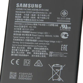 Telefon Original, Baterie HQ-70N Pentru Samsung GALAXY A11 A115 SM-A115 4000mAh Autentice de Înlocuire a Bateriei