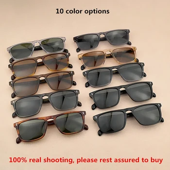 Noul Retro polarizat ochelari de Soare barbati 2019 Brand Designer de Epocă ochelari de soare barbati polarizati pătrat ochelari de soare pentru barbati femei OV5189