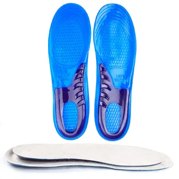 Silicon Gel Insoles Om Femeile Semele ortopedice Masaj Insertii de Pantofi Absorbție de Șoc Shoepad