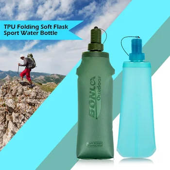 Sticla de apa TPU Moale Pliere Balon Sport Sticlă de Apă de Apă Sac Pliabil Bea Apă Sticla de apa Alergatul în saci de Camping, pentru Drumeții