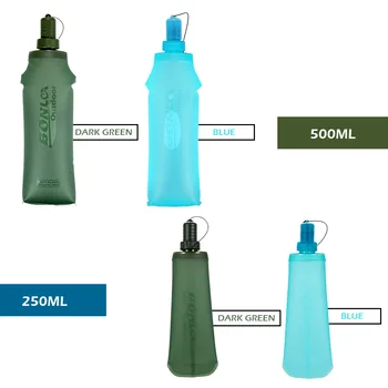 Sticla de apa TPU Moale Pliere Balon Sport Sticlă de Apă de Apă Sac Pliabil Bea Apă Sticla de apa Alergatul în saci de Camping, pentru Drumeții