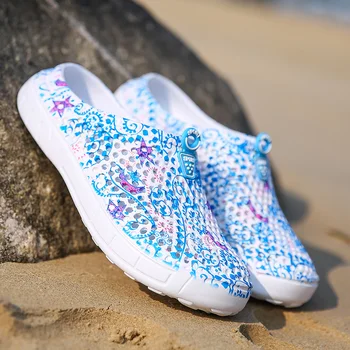 Femei Vara Papuci de Plaja pantofi de Moda Casual, Sandale Plate Respirabil Doamnelor Papuci de casă jeleu pantofi 2018