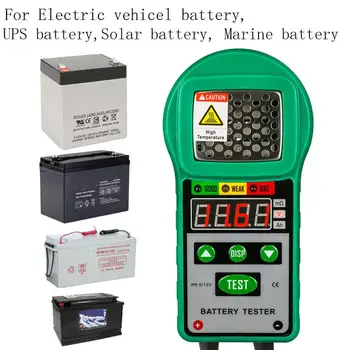 Baterie auto Tester Analizor de 6V, 12V DC Auto Vehicul Electric / UPS baterie de Stocare a Energiei Solare Baterie Baterie