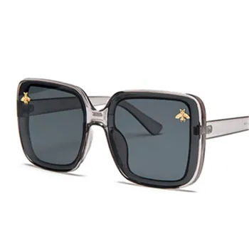 2020 Moda Cadru Pătrat de Albine Bărbați ochelari de Soare pentru Femei Brand de Lux de Designer de Epocă Ochelari de Soare Vintage Nuante Oculos UV400