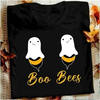 Boo Albinele Să Fie Amuzant Petrecere de Halloween Tricou XS-3XL Moda minunat de Înaltă calitate bumbac T-shirt pentru bărbați și femei
