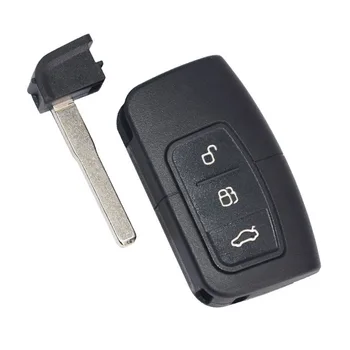 Keyecu Noul Smart Key Remote Shell Caz 3 Butoane pentru Ford Focus, Mondeo, Galaxy, S-Max, C-Max Kuga 2005 2006 2007 2008 2009 2010