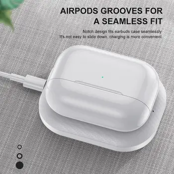 QI Wireless Charger Pad Pentru Airpods Pro 1 2 Wireless Încărcător Stație de Andocare Pentru Apple Airpods Aer Păstăi Birou de Încărcare Rapidă Stand