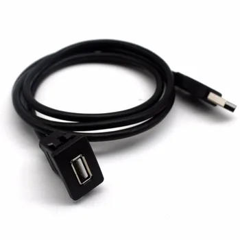 Noul USB 2.0 Tip SUNT la AF cu Montare pe Panou Extensie Cablu Snap-in Cablu USB 2.0