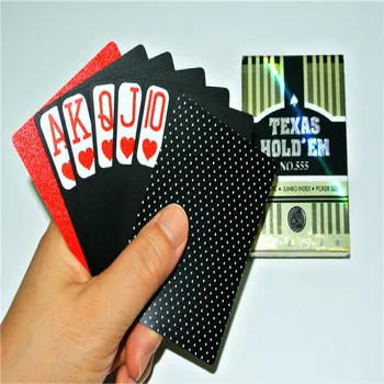 Comerțul exterior Produs Nou Mată Largă de Brand Negru din Plastic PVC de Poker