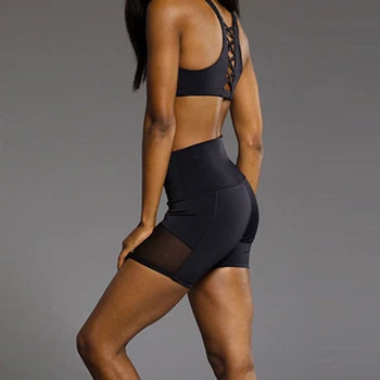 Femei Talie Mare Sportiv Scurt Antrenament de Fitness de Funcționare Jambiere Femei pantaloni Scurți de Sport Yoga Jambiere Cu Buzunar Lateral