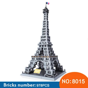 Franța Turnul Eiffel Arhitectura Blocuri Creative Model pentru Copii Cadouri