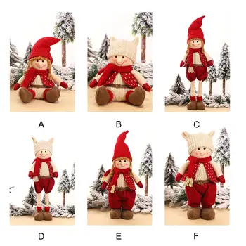 28-67cm Decoratiuni de Craciun Păpuși Elan om de Zăpadă, Moș Crăciun, om de Zăpadă în Picioare Papusa Xmas Copac Ornament Pentru Casa Navidad Copii Cadou