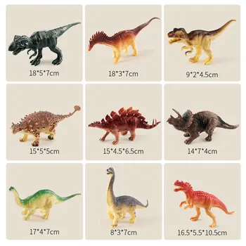 Copii Lumea Dinozaurilor Model Animal de Jucărie Set Băiat Tyrannosaurus Acțiune Figura DIY Parc din PVC Pentru 3 ani Copii vechi de Cadou