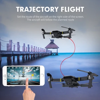 Drona 4k, 1080p Profesional Rc Dron Selfie Mini-Drone Cu Camera Hd 4k cu Drona Negru Rc Elicopter 6ch Pliabil Cu Piese de Buzunar