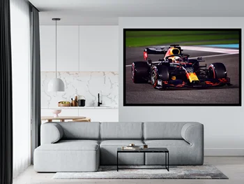 F1 Racing Verstappen Redbull Ferrari, Mercedes, Hamilton, Vettel Leclerc Home Decor De Perete De Arta De Înaltă Calitate Poster Autocolant