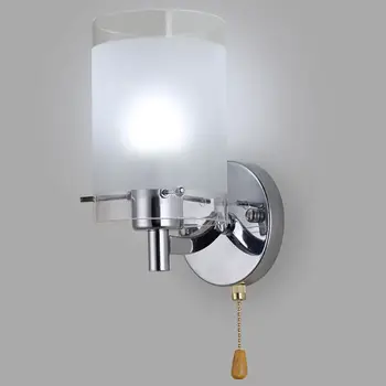 1 Set AC85-265V E27 LED Lumina de Perete Moderne de Sticlă Decorative de Iluminat Tranșee de Prindere Lampa