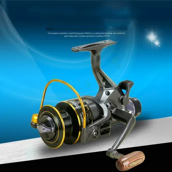 Rotație Tambur Mg3000 -6000 Dublu Descărcare Cap De Metal Role De 10+1 Ax Tambur Calmar Roată Rolă De Pescuit