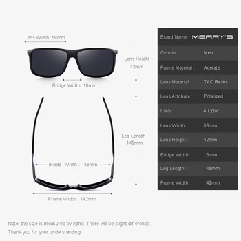 MERRYS DESIGN Bărbați Polarizat ochelari de Soare Patrati de Sport în aer liber Masculin Ochelari de Aluminiu Aviației Picioarele Protecție UV400 S8132