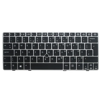 NOUL marea BRITANIE tastatura pentru HP EliteBook 2560p 2570P 2570 2560 Laptop KB ramă de ARGINT