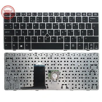 NOUL marea BRITANIE tastatura pentru HP EliteBook 2560p 2570P 2570 2560 Laptop KB ramă de ARGINT