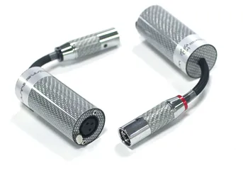 1 pereche de Înaltă Calitate OFC fibra de carbon RCA, XLR Cablu de Sârmă Filtru Purificator Audio HiFi Filtru de Zgomot