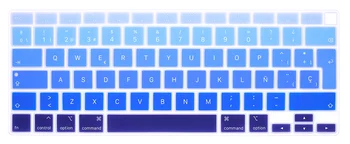 Pentru MacBook Air 13 2020 A2179 A2337 M1 Graident culoare spaniolă a UE Silicon Moale Capac Tastatură piele