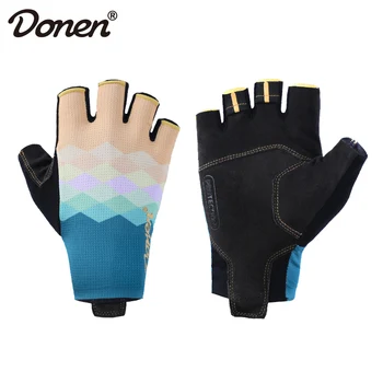 Dahn jumătate degetul mănuși de ciclism mountain bike scurt deget mănuși de vară pentru bărbați subțire respirabil de absorbție a șocurilor echipamente de ciclism