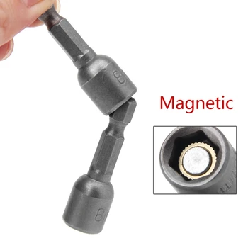 10 Buc Piuliță Magnetic Set de conducător auto 8mm 5/16\