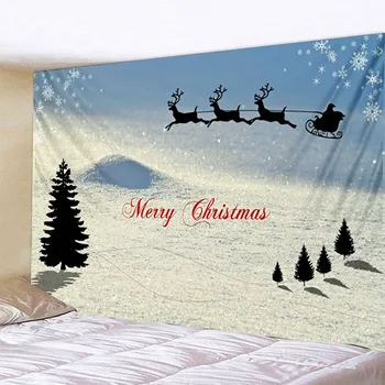 Mare pom de Crăciun acasă perete camera canvas decor semineu tapiserie de perete agățat de fundal pânză de decorare