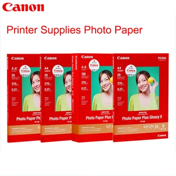 Original Canon Advanced Glossy Photo Paper/Photo Paper (PP-208) 270g/0,27 mm/rezistent la apa/4*6/A4/A3