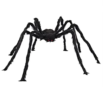 150cm de Pluș Uriaș Păros Negru Spider Groază de Decor elemente de Recuzită de Halloween Casa Bantuita Ornament de Gradina Petrecere Decoratiuni de Vacanță