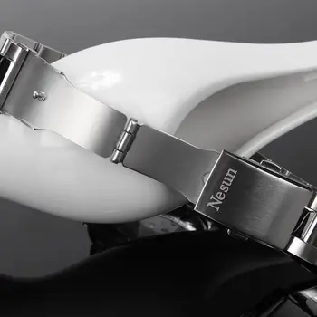 Nesun Skeleton Tourbillon Ceas Barbati Elveția Brand de Lux Automatic Self-Wind Ceasuri Barbati Safir rezistent la apă ceas N9011-2