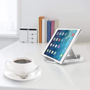 Universal Desktop, Tablet Suport De Montare Suport De Telefon Din Aliaj De Aluminiu Rotund Suport Durabil Pentru IPad Pro Reglabil #1122