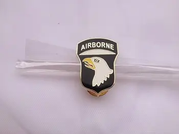 Divizia 101 Aeropurtată Vultur Cămașă Militară Pin Rever - US044