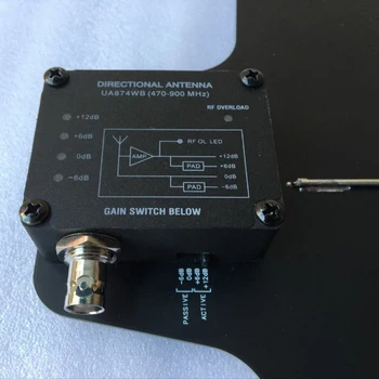 Betagear Active Antenă Direcțională UA868 UHF Antena Wireless Integrat Amp (470-950MHz) UA874 NOI pentru microfon wireless uhf
