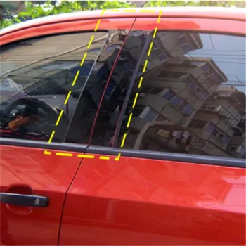 Auto-styling reflecție în oglindă panou BC coloana autocolant decorativ de Film Pentru Chevrolet AVEO sedan 2011-2017