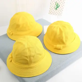 2019 pentru Copii pălărie Japonez de grădiniță, elevi de vară plasă de Bob Capace băieți fete pe Plaja la Soare Pescuit panana Pălărie Găleată pălărie galbenă