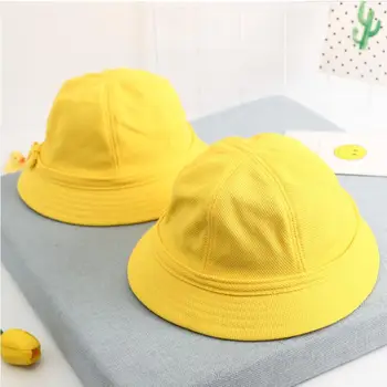 2019 pentru Copii pălărie Japonez de grădiniță, elevi de vară plasă de Bob Capace băieți fete pe Plaja la Soare Pescuit panana Pălărie Găleată pălărie galbenă
