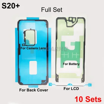 10buc/Lot Pentru Samsung Galaxy S20+ Plus Ecran LCD Caseta Bateriei Sticker Rama de Acoperire Lentilă aparat de Fotografiat Impermeabil Adeziv Lipici
