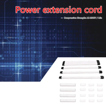 18AWG cu Mâneci Convertor Cablu ATX 24P EPS 8P 2 PCI-E 8P Putere Extensie Kit de cabluri Pentru Calculator PC Caz Șasiu