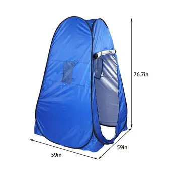 Dressing Cort Cu Fereastra De Camping Automată Cont Tent În Aer Liber, Toaletă Schimba Contul De Vară Baie Cont